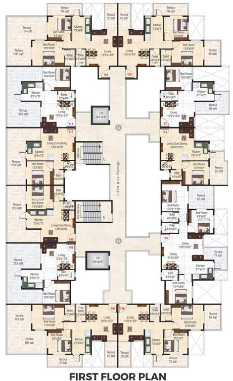  love nest Images for Cluster Plan of  Love Nest