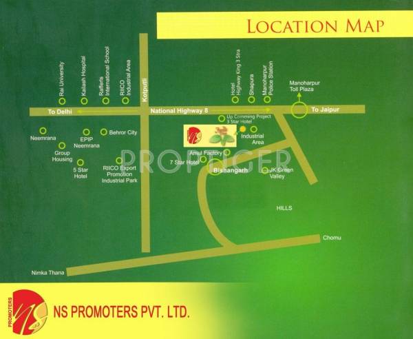 NS Promoters The Forest View Location Plan
