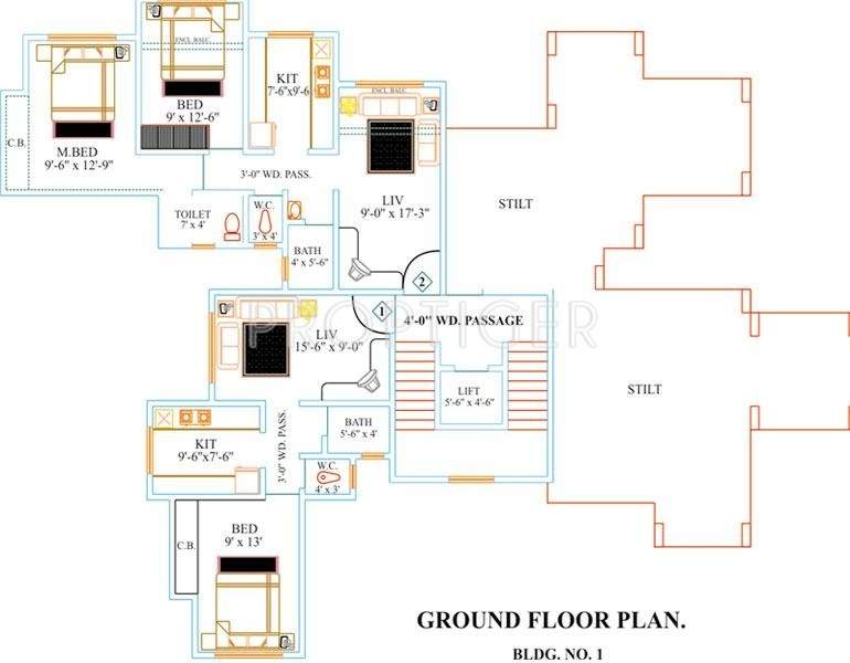 Images for Cluster Plan of Saket Group Heights
