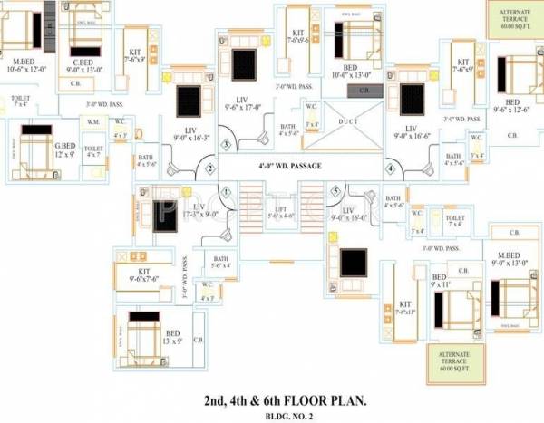 Images for Cluster Plan of Saket Group Heights