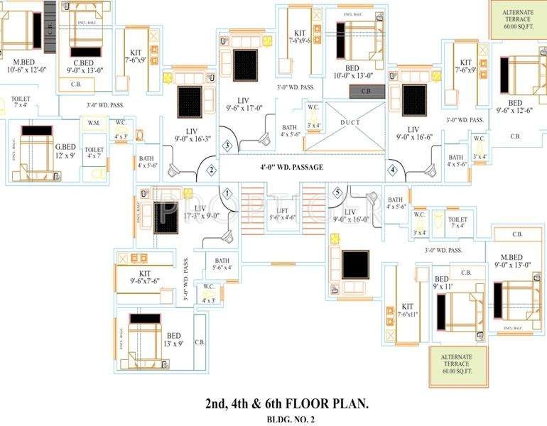 Images for Cluster Plan of Saket Group Heights