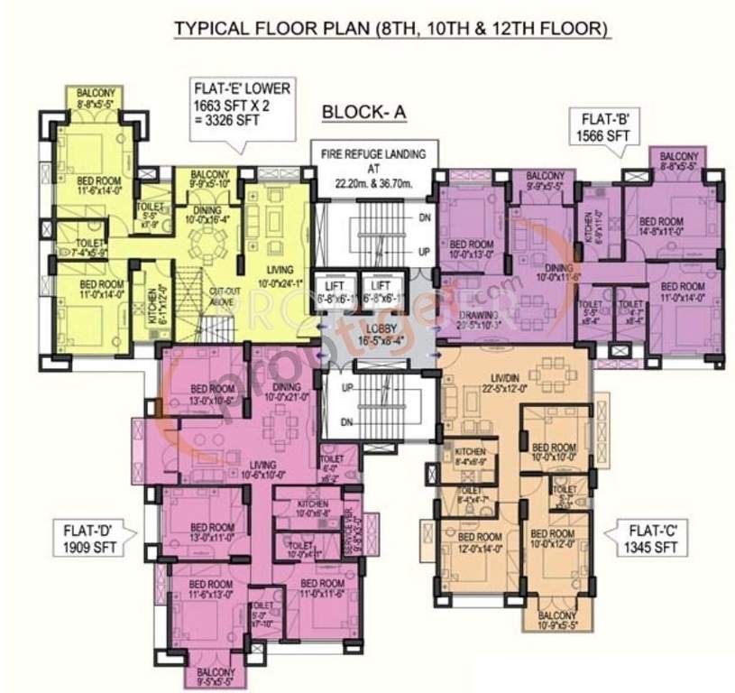 Images for Cluster Plan of Saket Group Heights