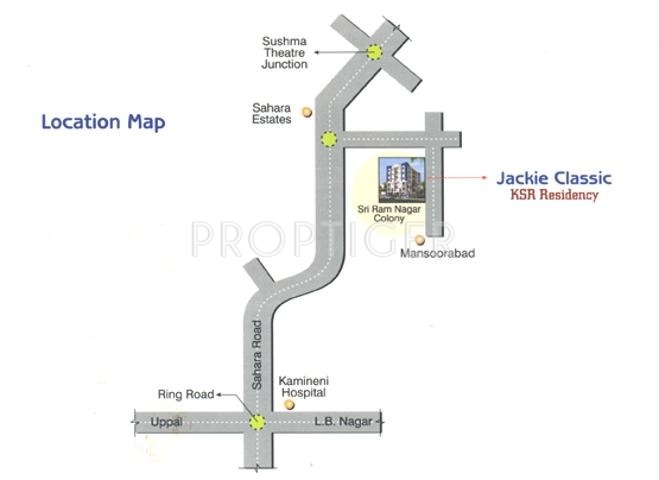 ssvs builder and developer KSR Residency Location Plan