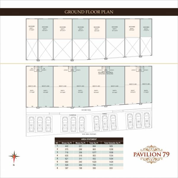 Images for Cluster Plan of  Pavilion 79