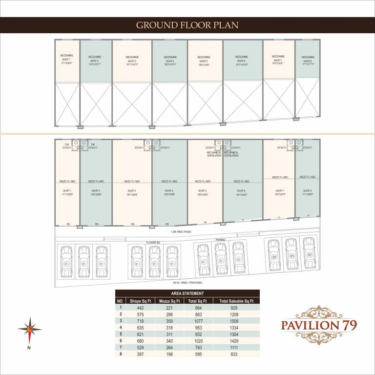 Images for Cluster Plan of  Pavilion 79