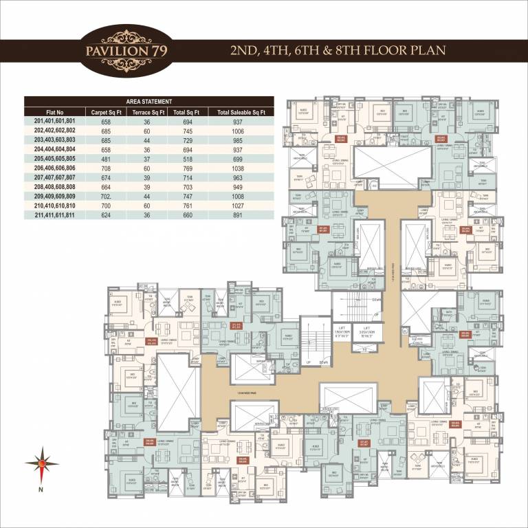 Images for Cluster Plan of  Pavilion 79