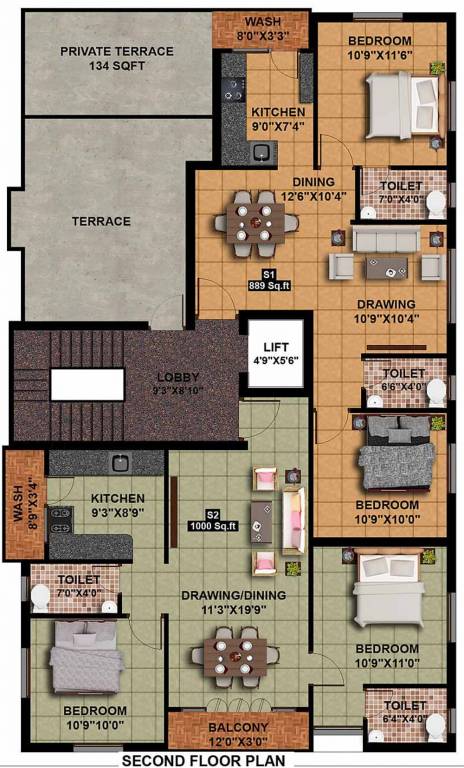 Images for Cluster Plan of Sumangali Crown