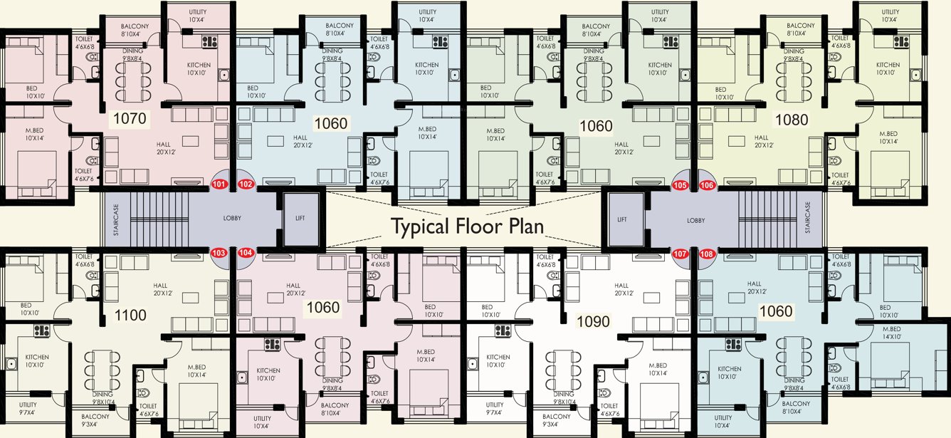 Images for Cluster Plan of Matha Kateel Residency