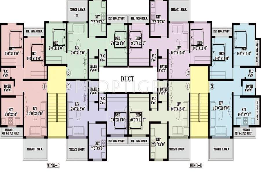  harmony Wing A Cluster Plan