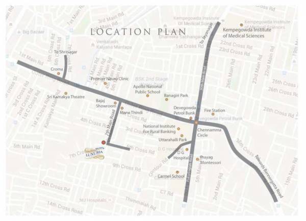  luxuria Location Plan