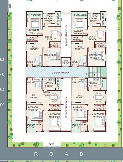 Images for Cluster Plan of AV Madhava Residency