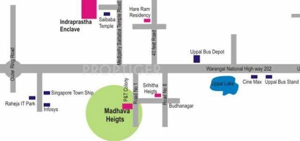 Images for Location Plan of AV Madhava Residency
