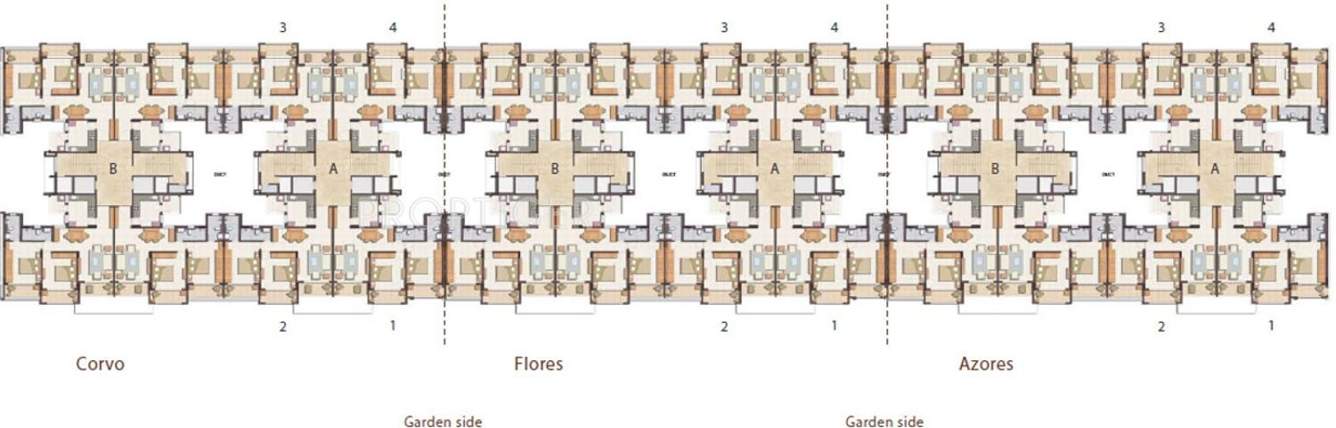 ocean park residency Images for Cluster Plan of Mohan Ocean Park Residency
