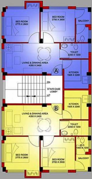 Images for Cluster Plan of Poddar Jharna Apartment