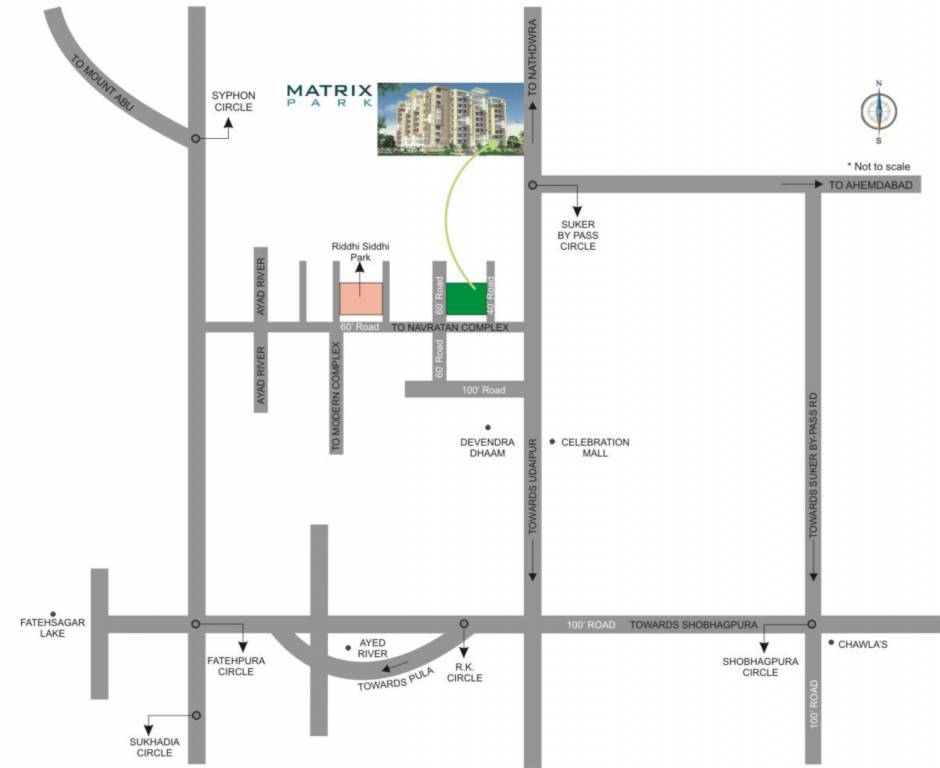 Images for Location Plan of Riddhi Siddhi Matrix Park