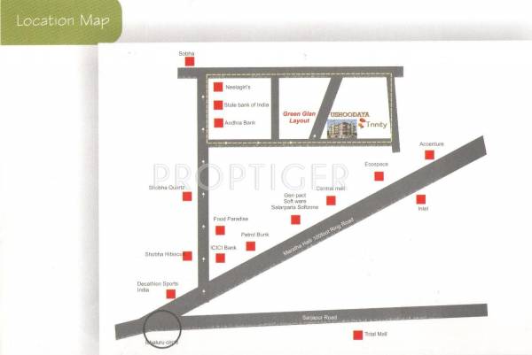 PNR Group Ushoodhaya Trinity Location Plan