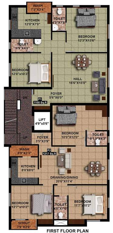 Images for Cluster Plan of Sumangali Trinity