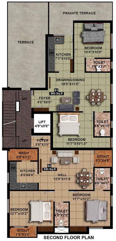 Images for Cluster Plan of Sumangali Trinity