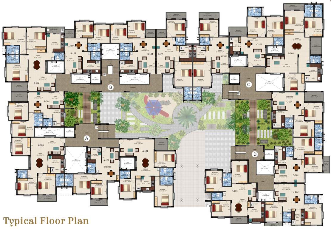 Images for Cluster Plan of Navin Sanctum