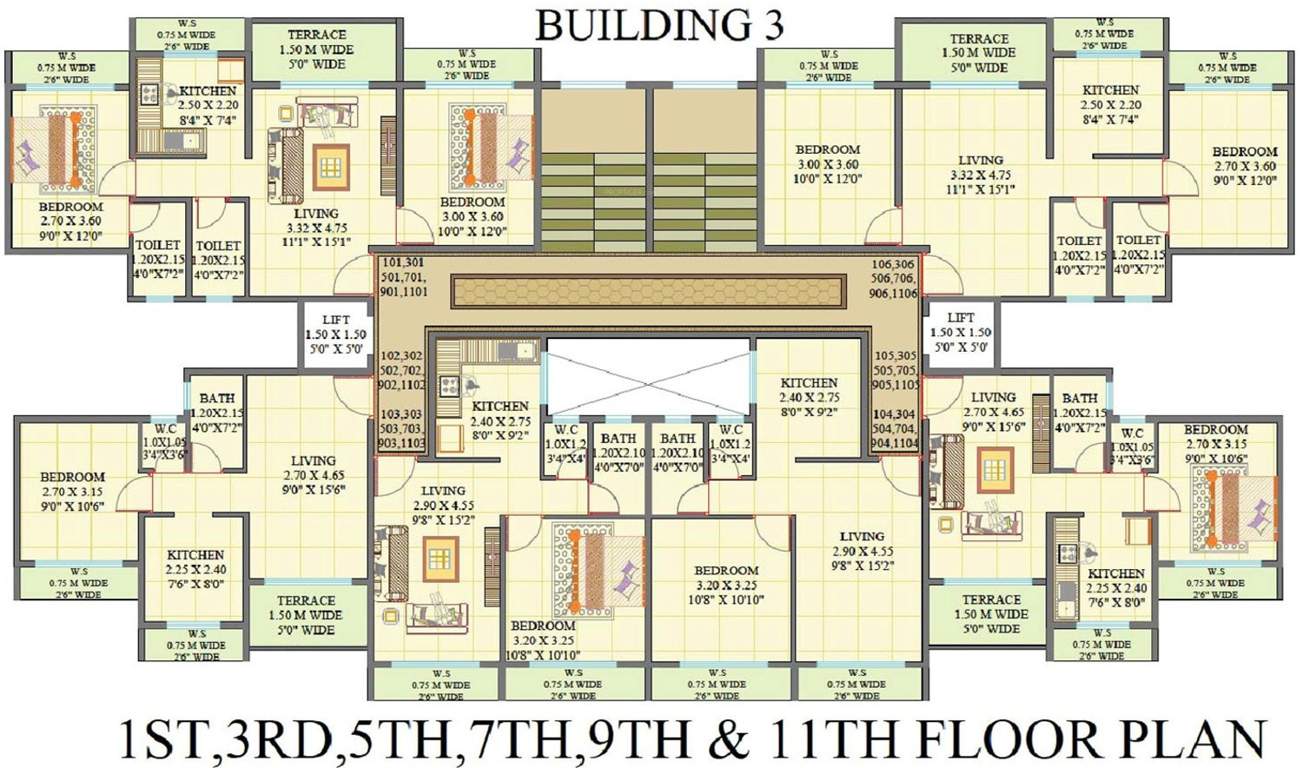 Images for Cluster Plan of Omkar Pride