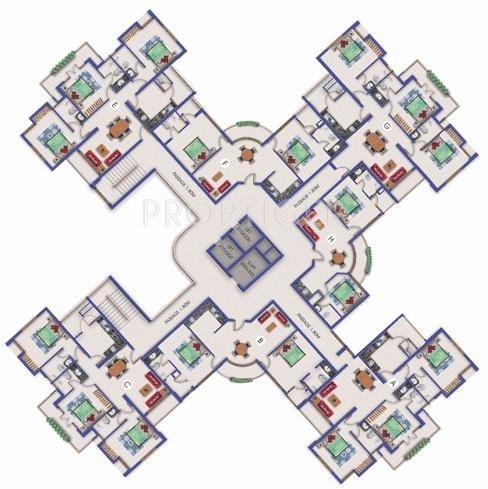 Cluster Plan Shwas Homes Magic Lilly Cluster Plan