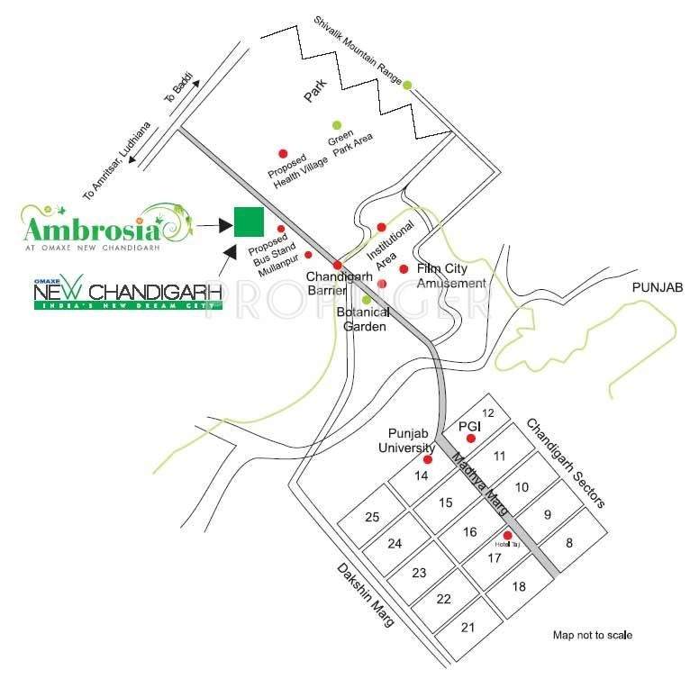Images for Location Plan of Omaxe Ambrosia