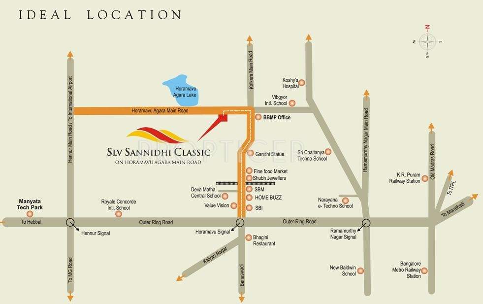 sannidhi classic Images for Location Plan of SLV Sannidhi Classic