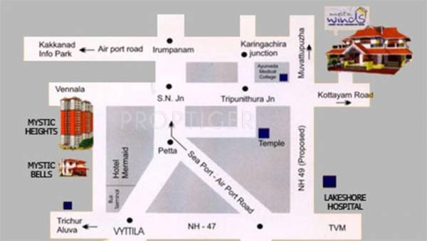 Shwas Homes Mystic Winds Location Plan