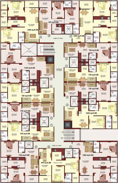 Images for Cluster Plan of Mahalaxmi Celebration Residency