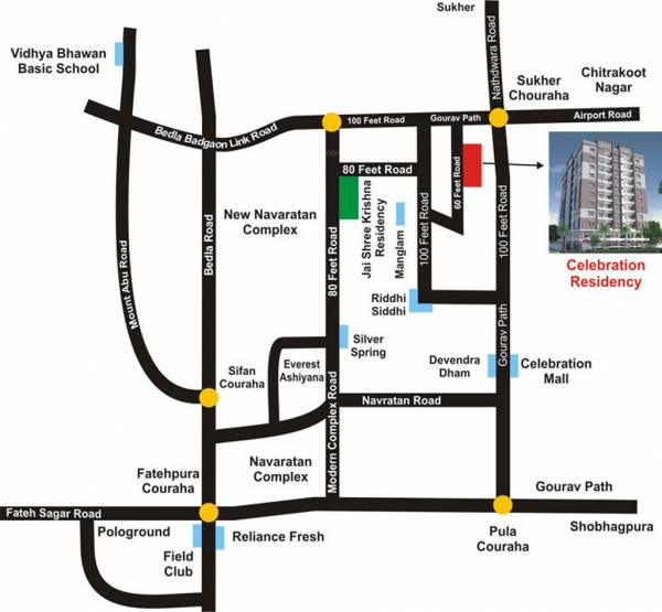Images for Location Plan of Mahalaxmi Celebration Residency