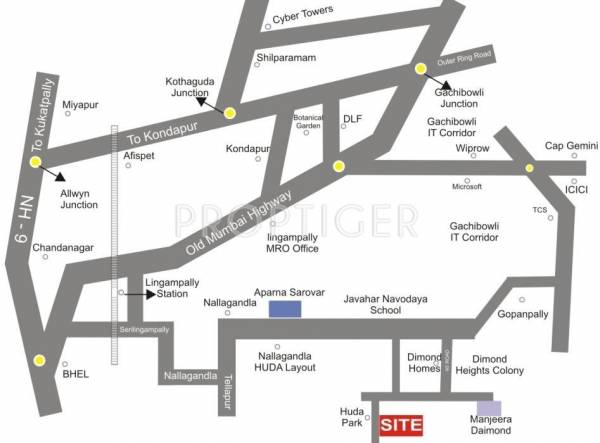 Images for Location Plan of Ramana Cyber Homes