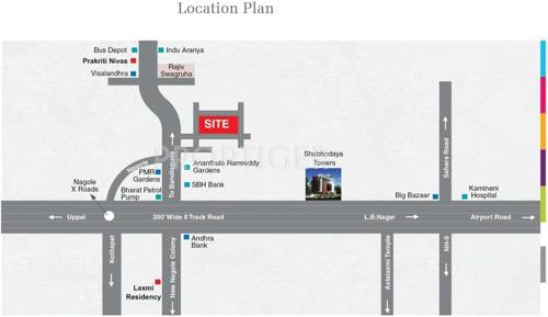 Images for Location Plan of Shubhodaya Avenues Vinay Iconia