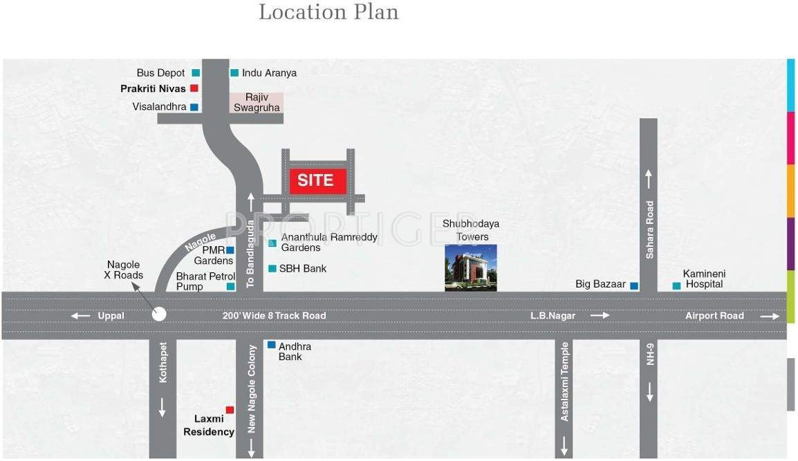 Images for Location Plan of Shubhodaya Avenues Vinay Iconia