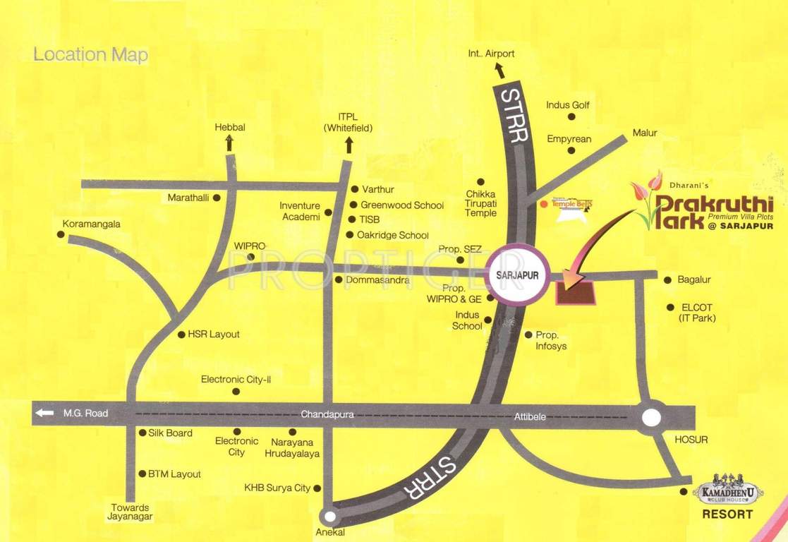  prakruthi park Images for Location Plan of Dharani Prakruthi Park