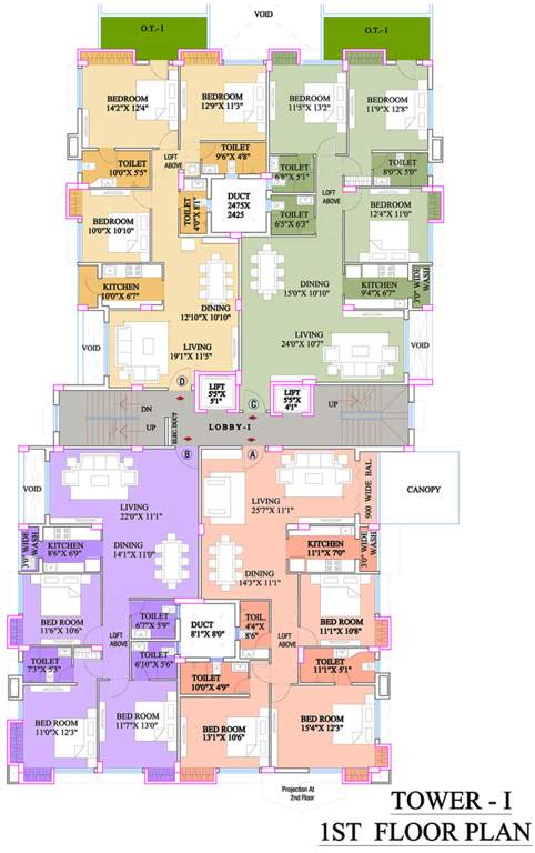  83 ballygunge place Images for Cluster Plan of Swastic 83 Ballygunge Place