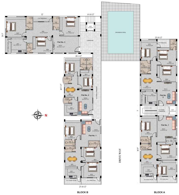 Images for Cluster Plan of PN Aabharana Elite