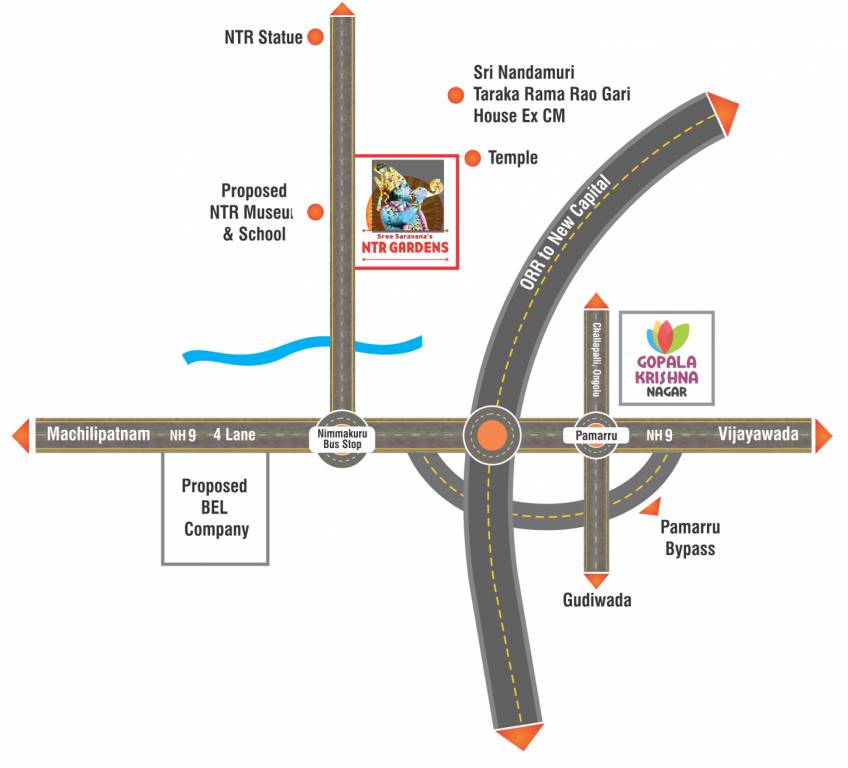 Images for Location Plan of Sree Saravana NTR Garden
