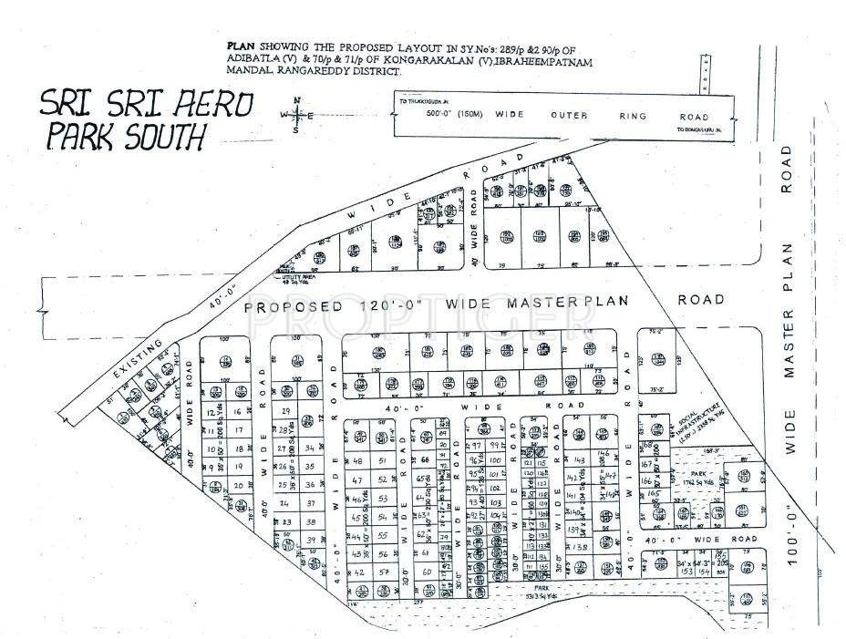 Sri Sri Gruhanirman Aero Park Layout Plan