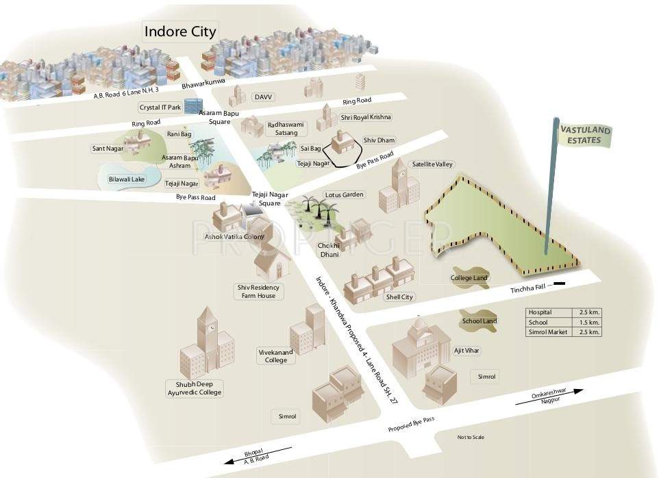 Vastuland Realtors Vasundhara Location Plan