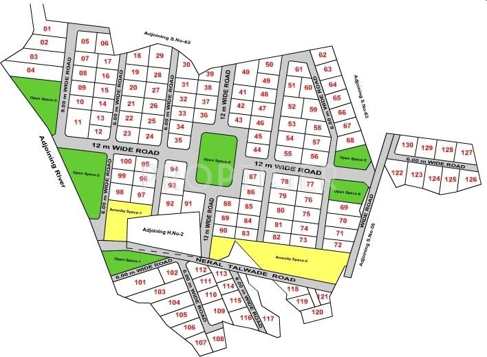 Vastuland Realtors Midas Park Layout Plan