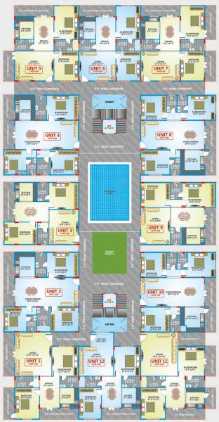 Images for Cluster Plan of Shakthi Elegant Embassy