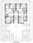 Single Tower Cluster Plan for ground Floor Prasanna Homes Prakruthi Flats Cluster Plan