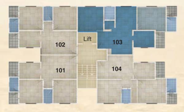  silver-pearl Phase 1 Block A Cluster Plan