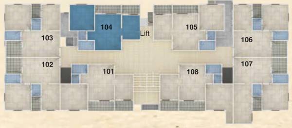  silver-pearl Phase 1 Block C Cluster Plan