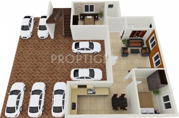  prafulla-flats Prafulla Flats Cluster Plan for Ground Floor