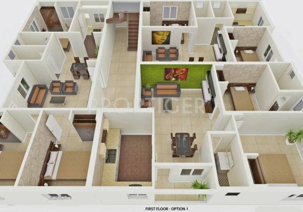 Prasanna Homes Prafulla Flats Cluster Plan