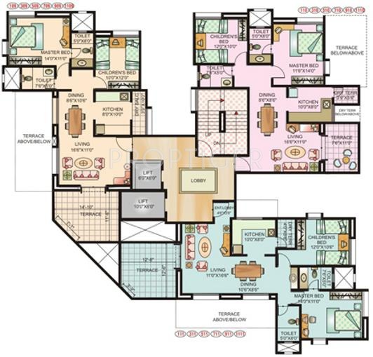 Images for Cluster Plan of OM Developers The Island