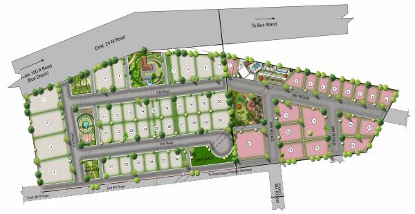 Images for Layout Plan of Certainant Mahalakshmi Brindavan Enclave