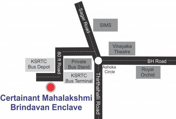 Images for Location Plan of Certainant Mahalakshmi Brindavan Enclave