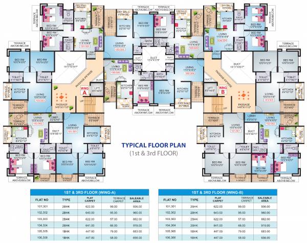 Building 1 Cluster Plan residency Building 1 Cluster Plan